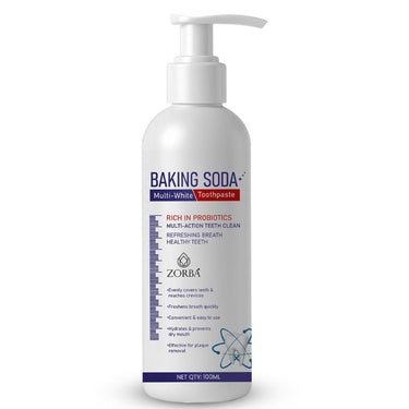 Zorba Baking Soda Multi-White Toothpaste 100ML